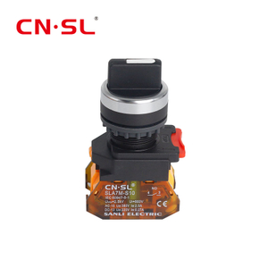 Plastic Push Button 22mm 1no 1nc 3 Position Selector Rotary Selector Switch
