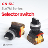 22mm SLA7M Series Momentary Latching Rotary Selector Switch with 2 Position Sliver Contact
