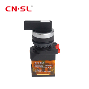 22mm 220v 3 Position Plastic Selector Push Button Control Switch