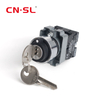22mm 3 Position Key Lock Switch Selector Switch IP65