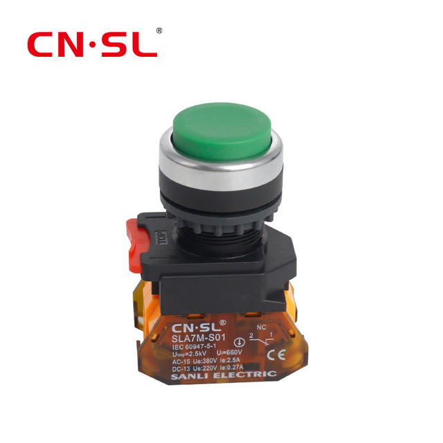 SLA7M Self-locking And Self-resetting 22MM Projecting Push Button Switches