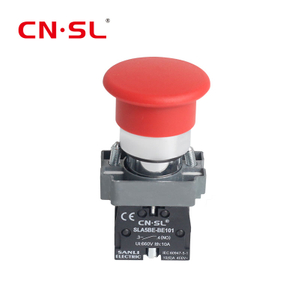  XB2 Selector Switch 10amp Current Mushroom Head Push Button Without Light 22mm
