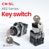 22mm 3 Position Key Lock Switch Selector Switch IP65
