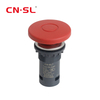 Pint-sized 40mm Diameter Mushroom Head 1NO+1NC Pushbutton