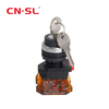 High Quality 2 Position 1No1NC Key Lock Selector Metal Plastic Momentary Button Switch