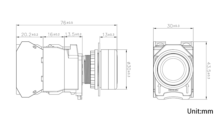 7M平钮带灯自复-自锁