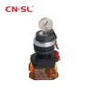 High Quality 2 Position 1No1NC Key Lock Selector Metal Plastic Momentary Button Switch