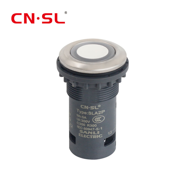 SLA2P Compact Type Illuminated 1NO Or 1NC Plastic Pushbutton Switch with LED