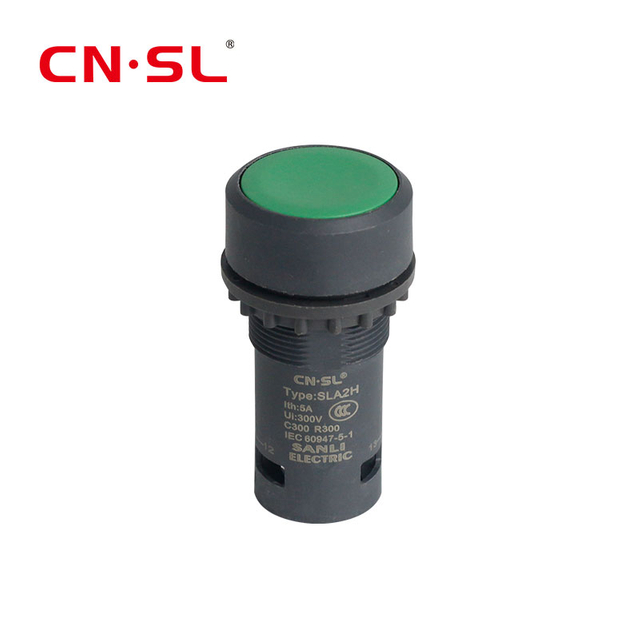 SLA2H Compact Type Flush Head 1NO Charge Control Plastic Push Button Switch