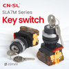 High Quality 2 Position 1No1NC Key Lock Selector Metal Plastic Momentary Button Switch