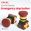 Emergency Stop Button OEM 22mm IP65 Waterproof Electrical Momentary E-stop Red Mushroom Head Push Buttons Switches