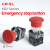 Emergency Stop Button 22mm IP65 Electrical Latching Red Mushroom Head Turn To Release Push Buttons Switches