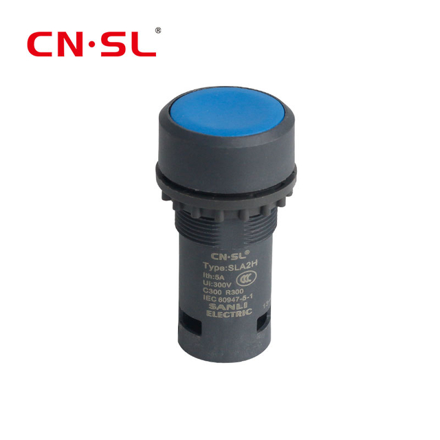 SLA2H Compact Type Flush Head 1NO Charge Control Plastic Push Button Switch