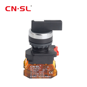 2NO 3 Position Self Locking or Self Resetting Selector Knob Switch 10A/660V Rotary Switch