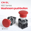  XB2 Selector Switch 10amp Current Mushroom Head Push Button Without Light 22mm